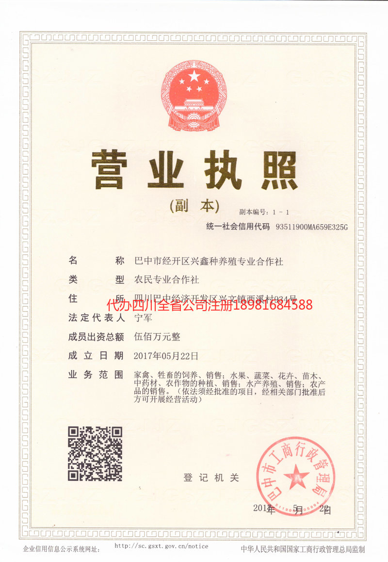 永安永安兴鑫种养殖专业合作社